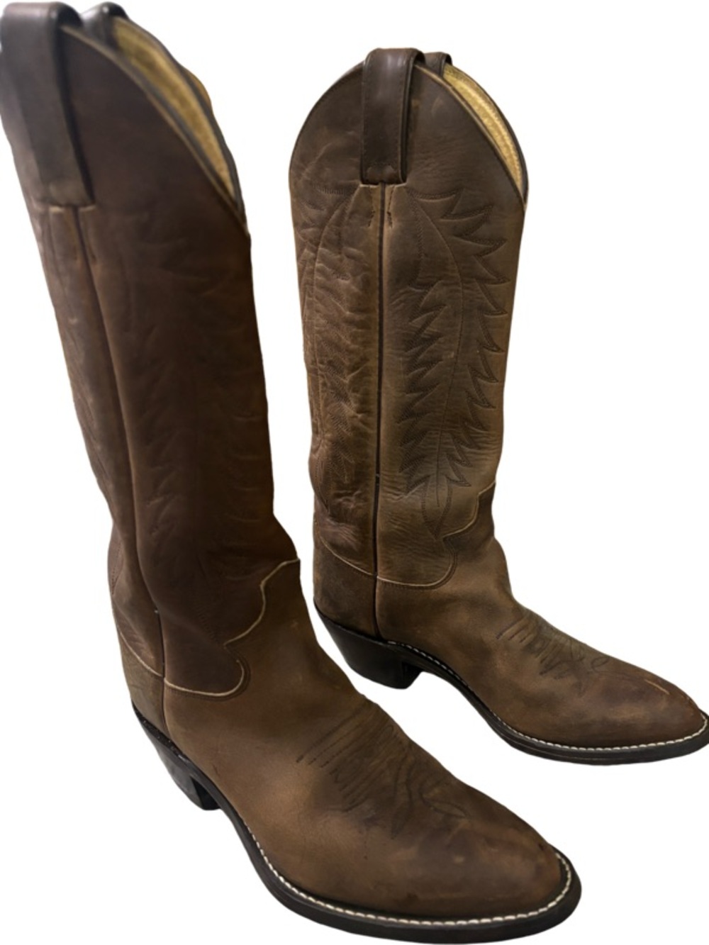 Justin Boots Bay Apache Cowboy Boots L4934 Weathered Cowgirl Boots Women’s 5.5 B